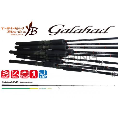 Yamaga Blanks GALAHAD 634S 1.915m Jig Max 220gr