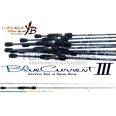 Yamaga Blanks BLUE CURRENT III 63 1.91m 0.3-5gr