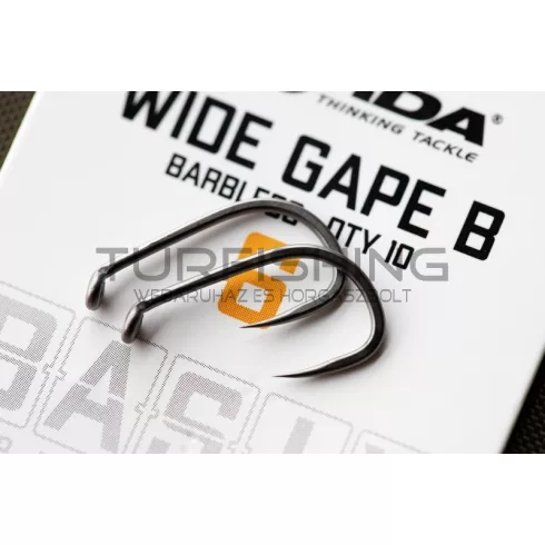 KORDA BASIX HOROG WIDE GAPE Méret : 8