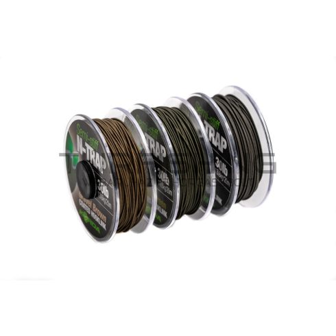 KORDA N-TRAP SEMI STIFF HOOKLINK ZÖLD 15lb 20M