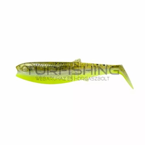 Savage Gear Cannibal Shad gumihal – green pearl yellow (6,8cm / 3g)