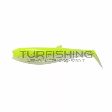   Savage Gear Cannibal Shad gumihal – fluo yellow glow (6,8cm / 3g)
