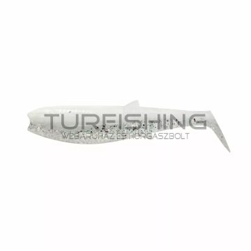 Savage Gear Cannibal Shad gumihal – white flash (8cm / 5g)