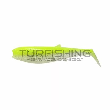   Savage Gear Cannibal Shad gumihal – fluo yellow glow (8cm / 5g)