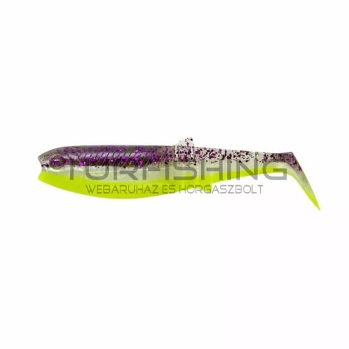 Savage Gear Cannibal Shad gumihal – purple glitter bomb (8cm / 5g)